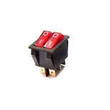 INTERRUPTOR LUMINOSO 2 TECLAS ON-OFF 15A 250V