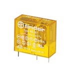 RELE FINDER 230VAC 10A 1 INVERSOR R:5mm CIRCUITO IMPRESSO