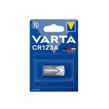 PILHA LITIO 3V CR123 VARTA PARA MAQUINA FOTOGRAFICA