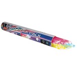 KIT 50 TUBOS MALEÁVEIS 20CM CORES SORTIDAS