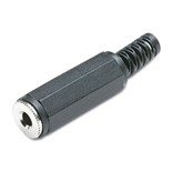 FICHA JACK 3.5 STEREO FEMEA EXTENSAO PLASTICO