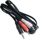 EXTENSAO JACK 3.5 MACHO STEREO / 2xRCA MACHO 3MTS
