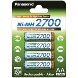 PACK 4 PILHAS RECARREGAVEIS AA 1,2V 2500mA NI-MH