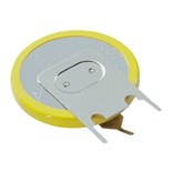 PILHA LITIO 3V CR2032 VERTICAL COM PATILHAS