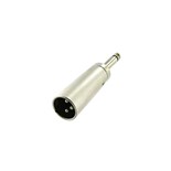 ADAPTADOR XLR MACHO 3P / JACK 6.35 MACHO MONO