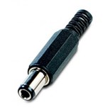 FICHA DC 3.1 MACHO EXTENSAO 3.1X6X3X10mm
