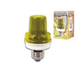 FLASH LIGHT LED 230V 1W CASQUILHO E27 AMARELO OU VERMELHO