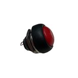 PULSADOR REDONDO SPST 250V 1A - 125V 3A VERMELHO