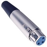 FICHA XLR FEMEA 3P EXT.