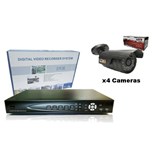 PACK VIGILANCIA 1XDVR 4 CH DVR04AK + 4XCAMERAS CVC053LA