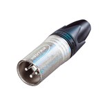 FICHA XLR MACHO 3P NEUTRIK PARA EXTENSAO