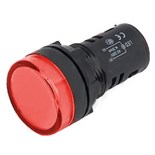 AVISADOR REDONDO PARA PAINEL 12V 22mm DIAM.