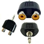 JACK 3.5 STEREO / 2xRCA FEMEA