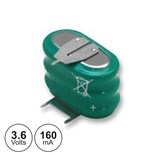 BATERIA RECARREGAVEL NI-MH 3 ELEMENTOS 3,6V COM TERMINAIS