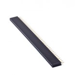 REGUA 40 PINOS FEMEA 2.54mm