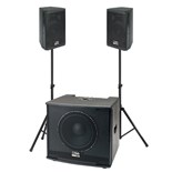SISTEMA ACTIVO AUDIO DESIGN SUB 12"+ 2x8" TRIO SESSION 2