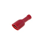 TERMINAL ISOLADO FASTON FEMEA 1.5/6.3mm VERMELHO
