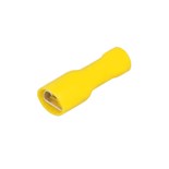TERMINAL ISOLADO FAST-ON FEMEA 6-6,3 AMARELO