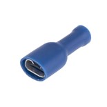 TERMINAL ISOLADO FAST-ON FEMEA 2,5-6,3 AZUL