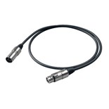 EXTENSAO XLR FEMEA / XLR MACHO PROEL 3MTS