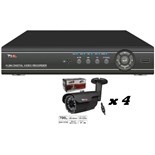 PACK VIGILANCIA 5A  DVR04EK+4 CAMERAS CVC037LA