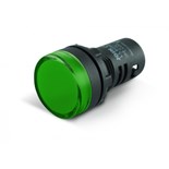 PILOTO REDONDO VERDE 230V 29mm