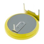 PILHA LITIO BOTAO 3V CR2032 HORIZONTAL C/ PATILHAS P/ CI