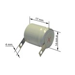 ACUMULADOR NI/CD 1.2V 130MAH C/PATILHAS 60-0010.10