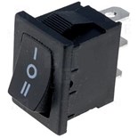 PULSADOR (ON)-OFF-(ON) 3T 6A/250VAC